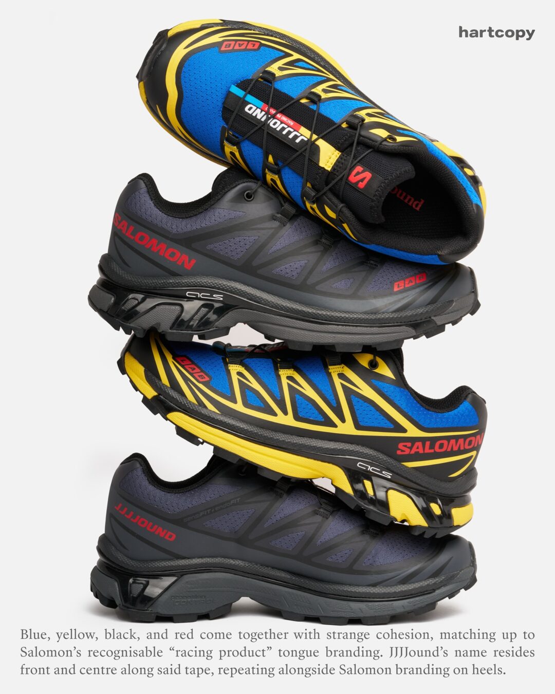【2025年 8/7 & 8/8 発売】JJJJound × Salomon XT-6 “Ebony/Nautical Blue” (ジョウンド サロモン) [L49130300/L49130400]