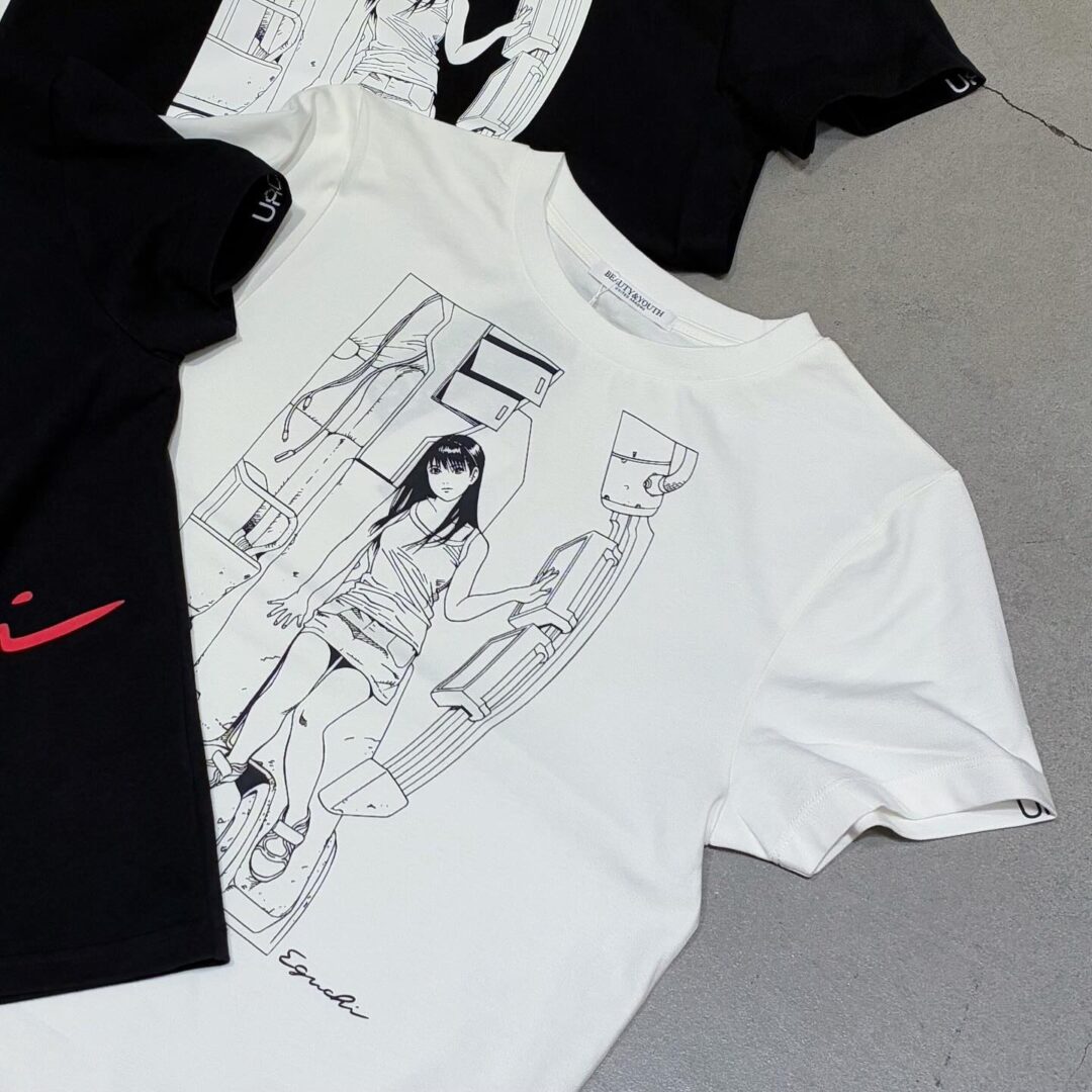 BEAUTY&YOUTHの日本カルチャー提案プロジェクト「UACG」×「江口 寿史」とのコラボレーションTシャツが2025年 7/26 発売 (ビューティアンドユース ユーエーシージー EGUCHI HISASHI)