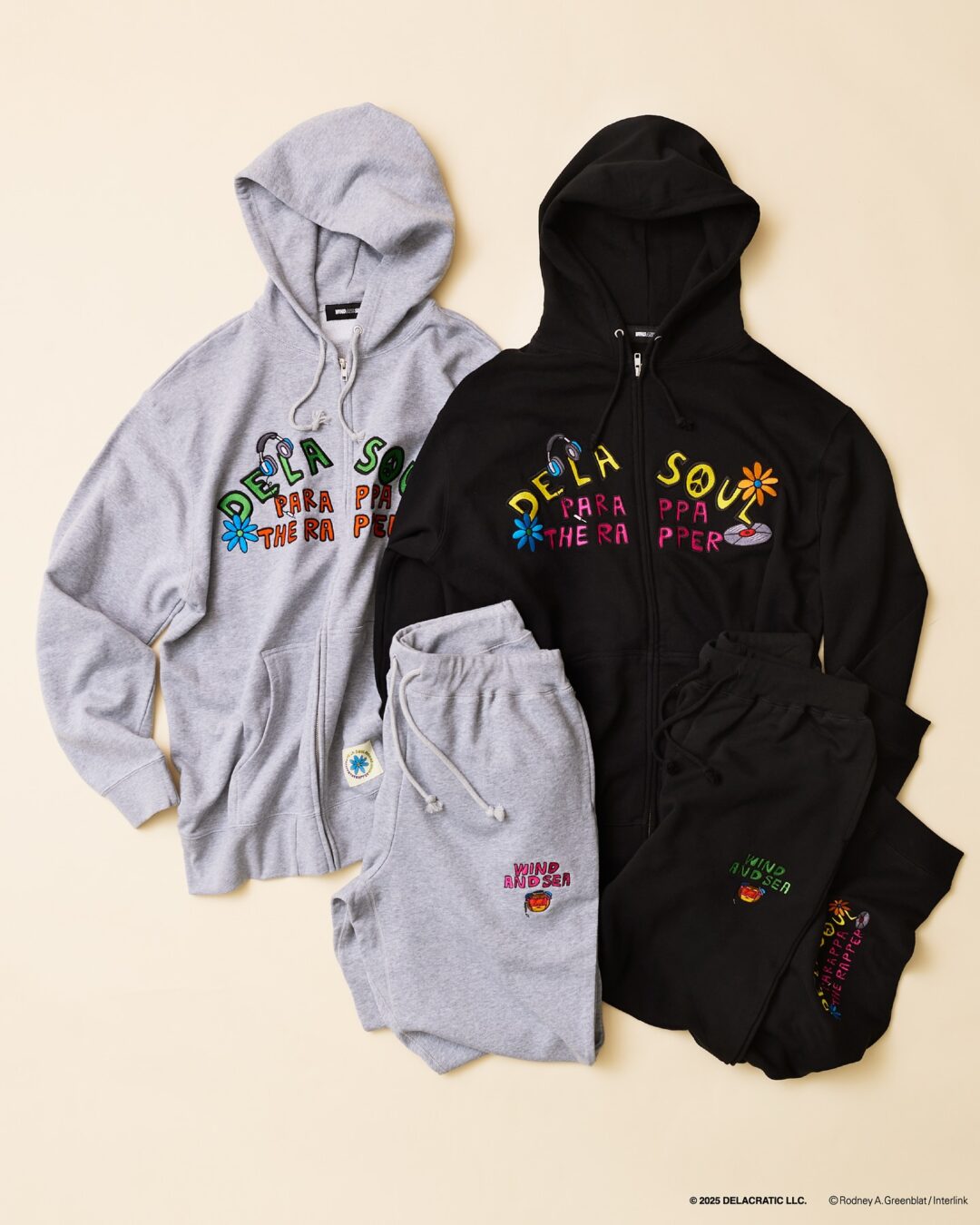 WIND AND SEA × De La Soul x パラッパラッパー コラボアイテムが2025年 7/12 発売 (ウィンダンシー PARAPPA THE RAPPER デ・ラ・ソウル)