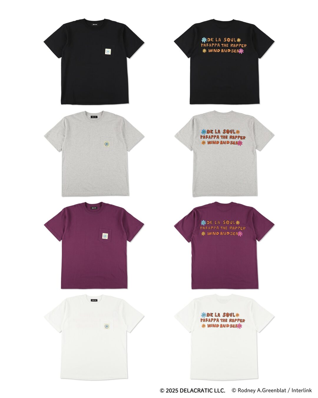 WIND AND SEA × De La Soul x パラッパラッパー コラボアイテムが2025年 7/12 発売 (ウィンダンシー PARAPPA THE RAPPER デ・ラ・ソウル)
