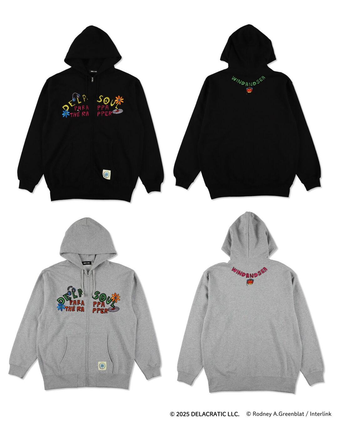 WIND AND SEA × De La Soul x パラッパラッパー コラボアイテムが2025年 7/12 発売 (ウィンダンシー PARAPPA THE RAPPER デ・ラ・ソウル)