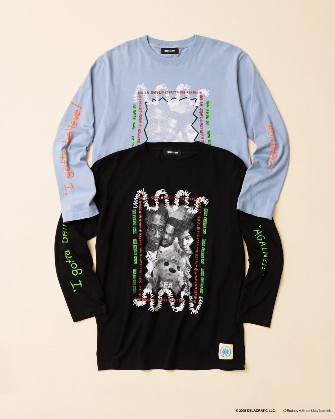 WIND AND SEA × De La Soul x パラッパラッパー コラボアイテムが2025年 7/12 発売 (ウィンダンシー PARAPPA THE RAPPER デ・ラ・ソウル)