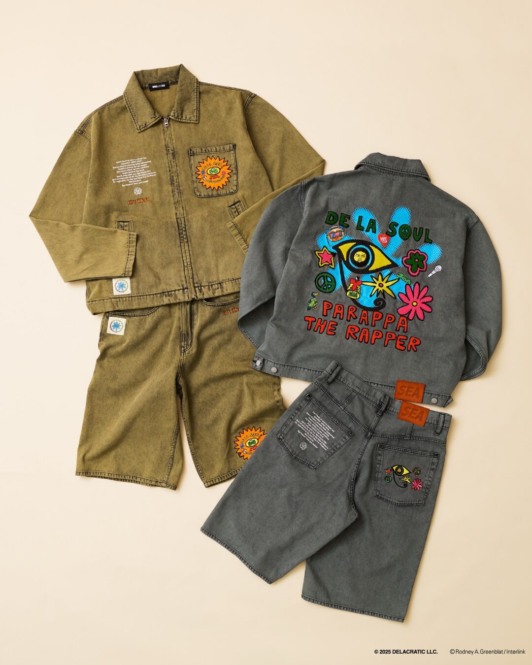 WIND AND SEA × De La Soul x パラッパラッパー コラボアイテムが2025年 7/12 発売 (ウィンダンシー PARAPPA THE RAPPER デ・ラ・ソウル)