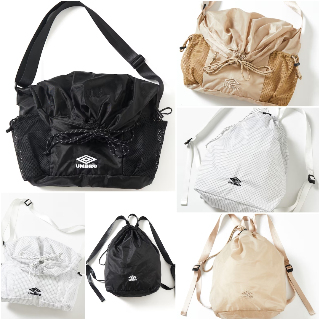 FREAK’S STORE × UMBRO 別注 "リップストップ ショルダーバッグ & パッカブルバッグ"が発売 (フリークスストア アンブロ RIPSTOP Shoulder Bag & Packable Bag)