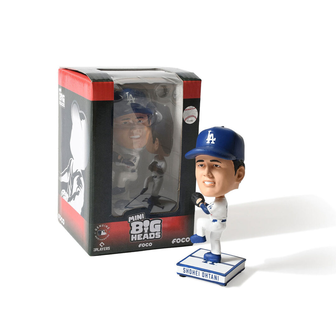 「大谷翔平」選手をモチーフにしたFOCOの最新ボブルヘッドとテディベアがHOMEGAME別注で2025年 7/11 発売 (ホームゲーム フォコ Shohei Otani)