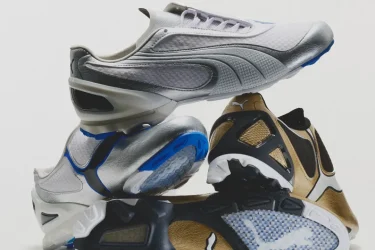 【2025年 7/12 発売】PUMA V-S1 METALLIC "White/Gold" (プーマ メタリック) [402953-02/402953-04]