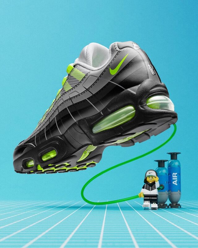 【2026年 3/28 発売】LEGO × NIKE AIR MAX 95 “Black/Metallic Silver/Dark Smoke Grey” (レゴ ナイキ エア マックス “ブラック/シルバー/グレー”) [IO4801-002]