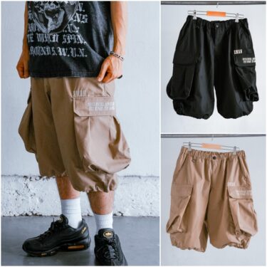 【抽選販売】S.W.U.N “Big Cargo Shorts” 2カラー (エスダブルユーエヌ “ビッグ カーゴ ショーツ”)