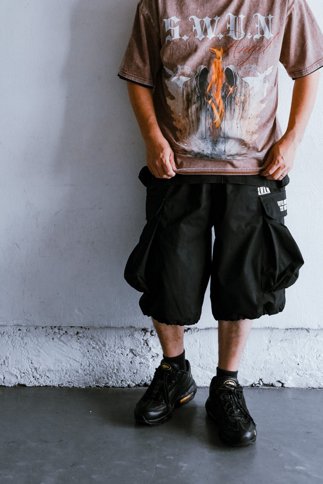【抽選販売】S.W.U.N “Big Cargo Shorts” 2カラー (エスダブルユーエヌ “ビッグ カーゴ ショーツ”)
