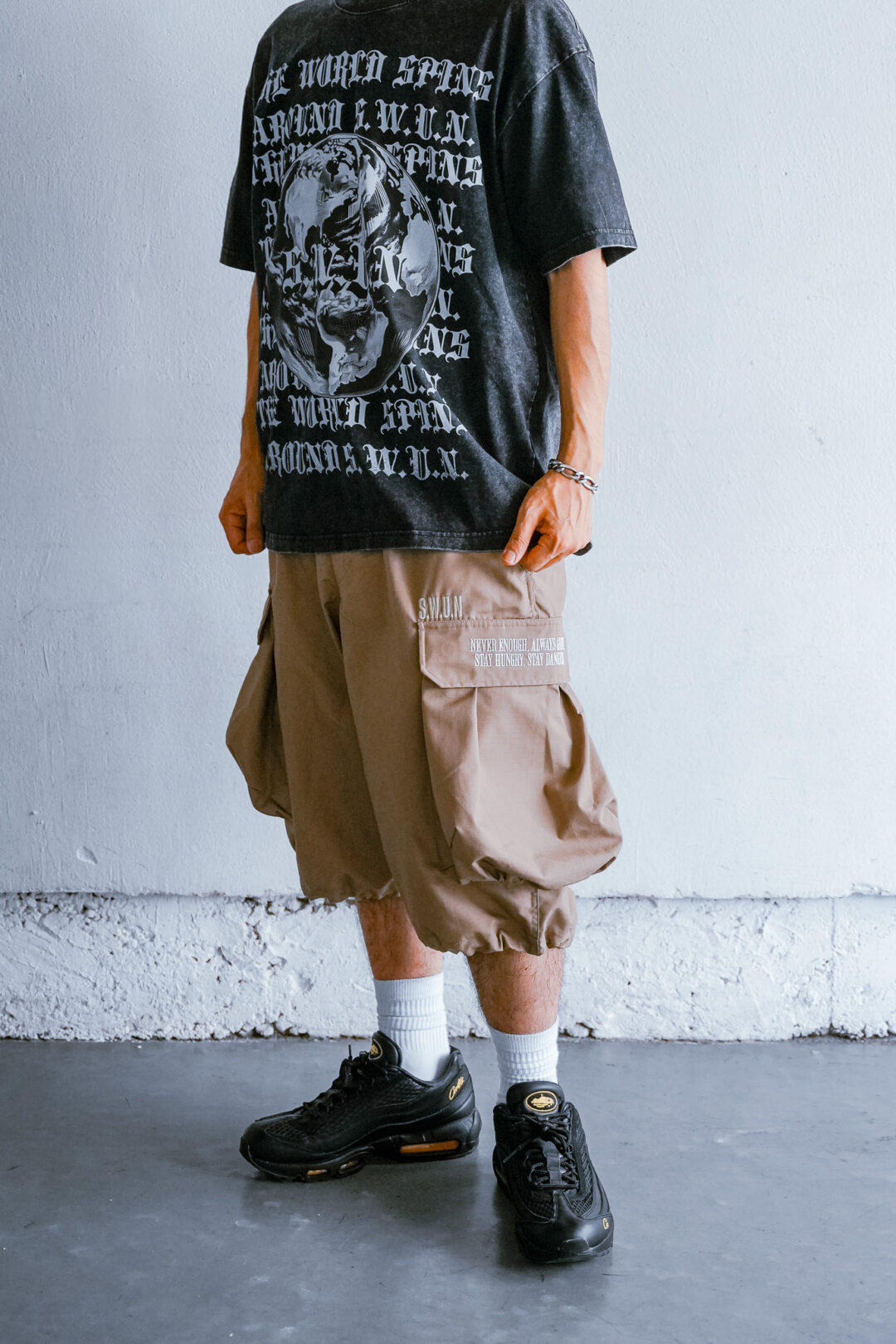 【抽選販売】S.W.U.N “Big Cargo Shorts” 2カラー (エスダブルユーエヌ “ビッグ カーゴ ショーツ”)