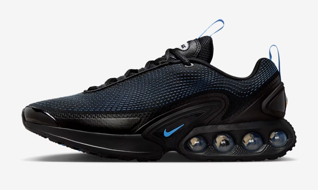 【2025年 7/4 発売】NIKE AIR MAX DN “Black/Wolf Grey/University Blue” (ナイキ エア ジョーダン ミッド “ブラック/グレー/ユニバーシティブルー”) [IH4463-001]