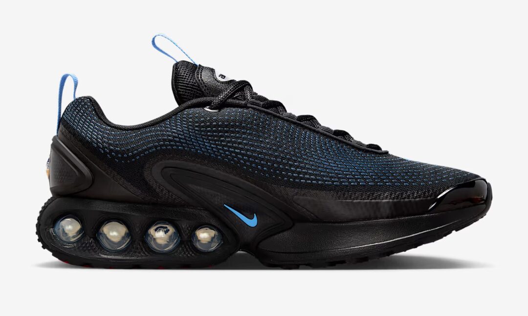 【2025年 7/4 発売】NIKE AIR MAX DN “Black/Wolf Grey/University Blue” (ナイキ エア ジョーダン ミッド “ブラック/グレー/ユニバーシティブルー”) [IH4463-001]