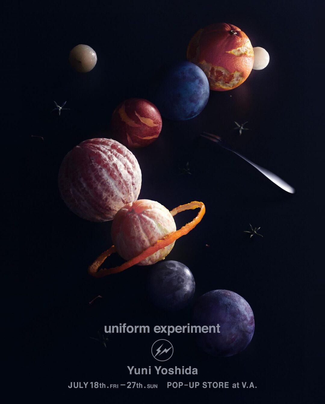 "uniform experiment x Yuni Yoshida" POP-UP STORE at V.A.が2025年 7/18~7/27 開催 (ユニフォーム・エクスペリメント 吉田ユニ 藤原ヒロシ ポップアップ)