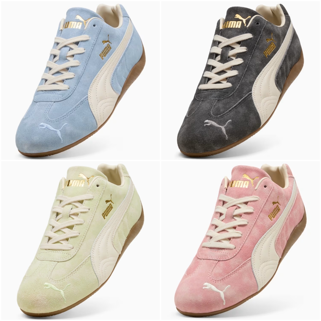 【2025年 発売】PUMA SPEEDCAT FADED “Haute Tropic/Cool Cucumber/Cast Iron/Carnation Pink” (プーマ スピードキャット フェイデッド) [403688-01/403688-02/403688-03/403688-04]