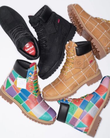 【SUPREME 2025 FW – シュプリーム 2025年 秋冬】国内 11/8 発売予定 – week 11にSUPREME x Timberland "Patchwork 6 Premium Waterproof Boot"が登場予定
