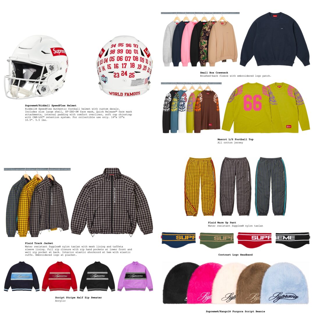 【SUPREME 2025 FW – シュプリーム 2025年 秋冬】国内 10/25 発売予定 – week 9にSUPREME x Fox Racingが登場予定