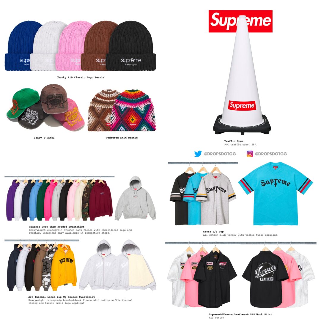【SUPREME 2025 FW – シュプリーム 2025年 秋冬】国内 10/25 発売予定 – week 9にSUPREME x Fox Racingが登場予定
