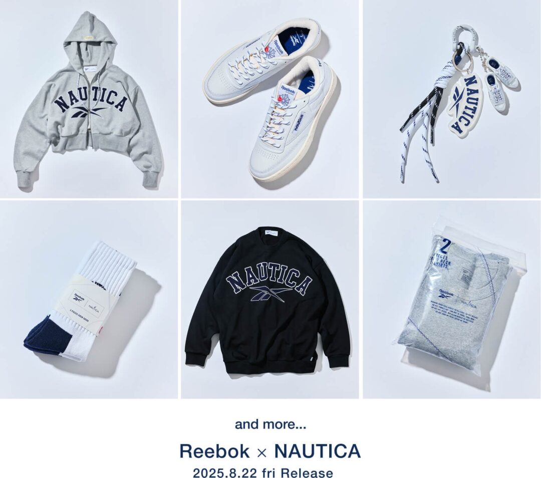 NAUTICA × REEBOK コラボコレクションが2025年 8/22 発売 (ノーティカ リーボック)