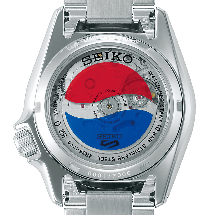 ペプシ × セイコー 5スポーツ コラボレーション限定モデルが2025年 9/5 発売 (Pepsi SEIKO Sports5)