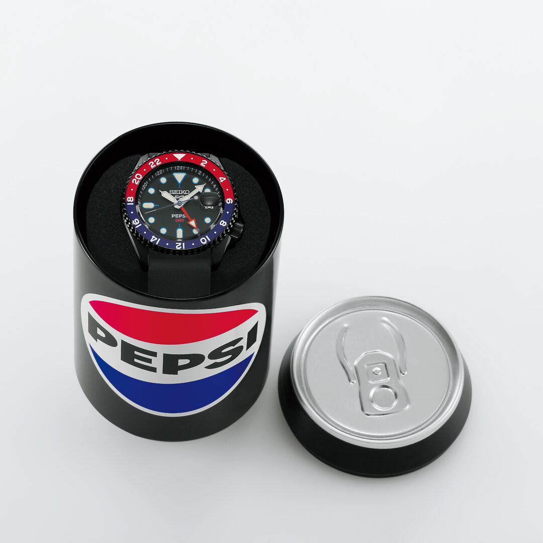 ペプシ × セイコー 5スポーツ コラボレーション限定モデルが2025年 9/5 発売 (Pepsi SEIKO Sports5)