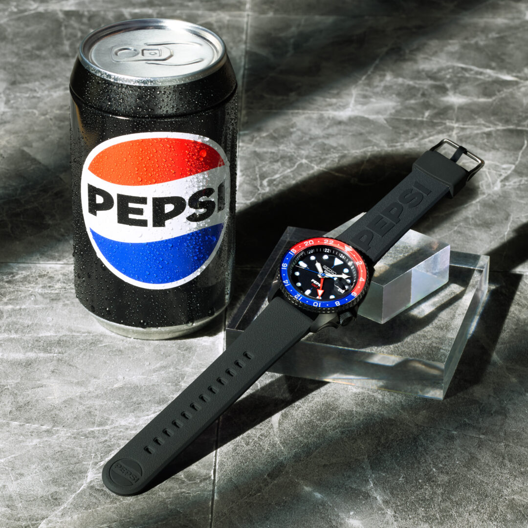 ペプシ × セイコー 5スポーツ コラボレーション限定モデルが2025年 9/5 発売 (Pepsi SEIKO Sports5)