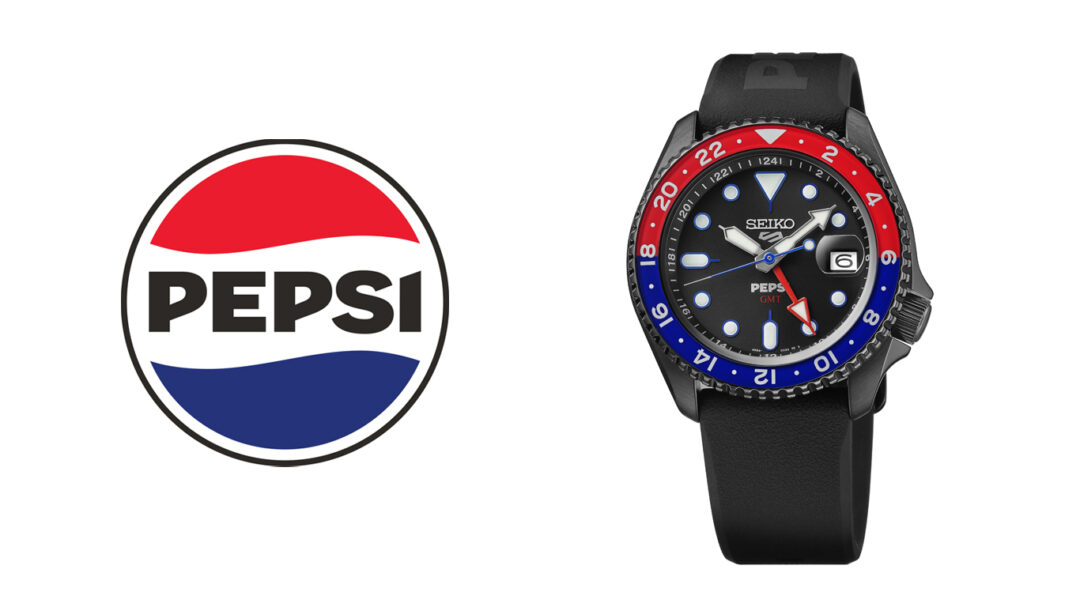 ペプシ × セイコー 5スポーツ コラボレーション限定モデルが2025年 9/5 発売 (Pepsi SEIKO Sports5)