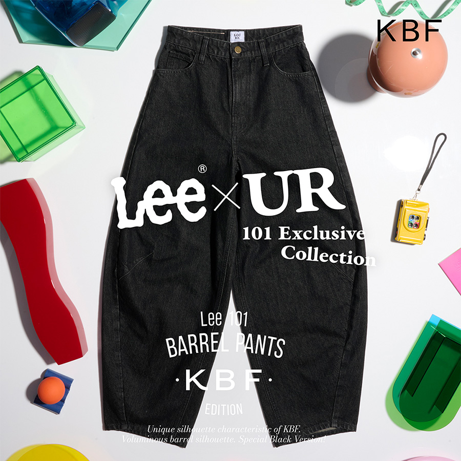 URBAN RESEARCH 6レーベルで表現したLeeの定番モデル＜101＞の100周年を記念したコラボ ブラックバージョンが 2025年 8/8 発売 (リー アーバンリサーチ)
