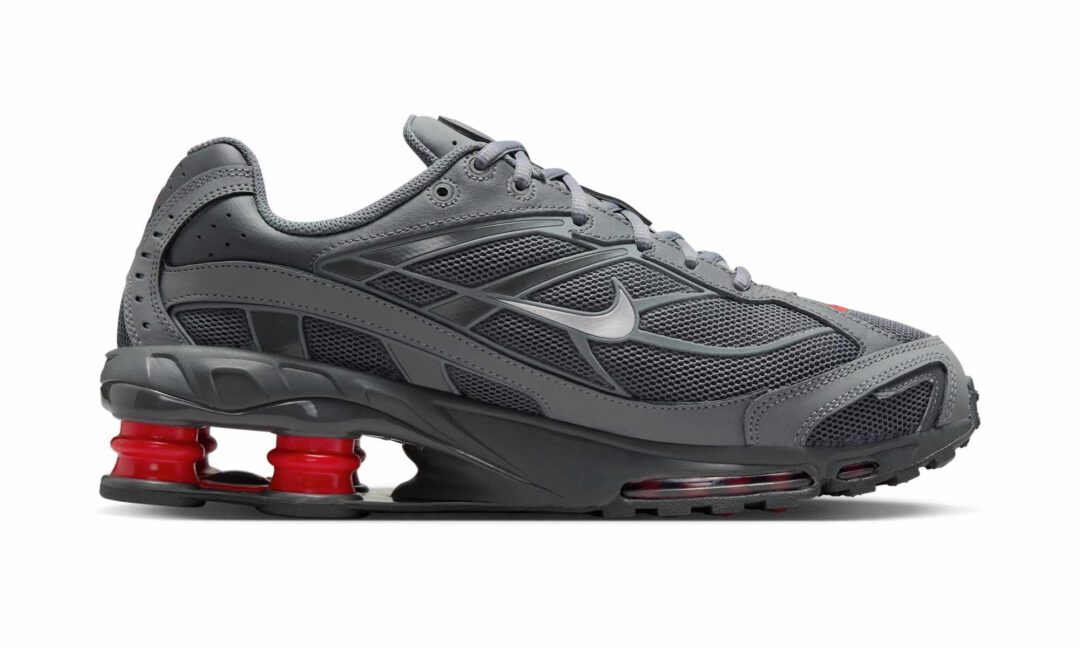 【2025年 発売予定】NIKE SHOX RIDE 2 “Smoke Grey/University Red” (ナイキ ショックス ライド 2 “スモークグレー/ユニバーシティレッド”) [IM5999-084]