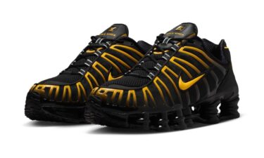 【2025年 発売予定】NIKE SHOX TL “Black/University Gold” (ナイキ ショックス TL “ブラック/ユニバーシティゴールド”) [AV3595-013]