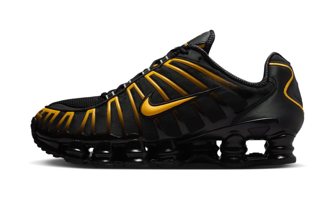 【2025年 発売予定】NIKE SHOX TL “Black/University Gold” (ナイキ ショックス TL “ブラック/ユニバーシティゴールド”) [AV3595-013]