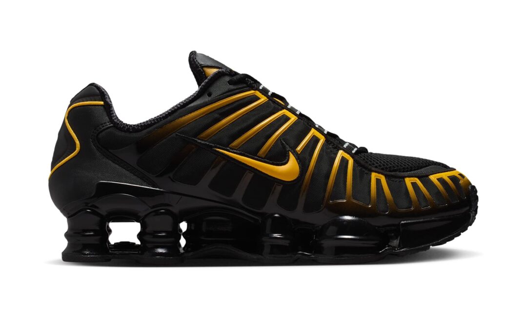 【2025年 発売予定】NIKE SHOX TL “Black/University Gold” (ナイキ ショックス TL “ブラック/ユニバーシティゴールド”) [AV3595-013]