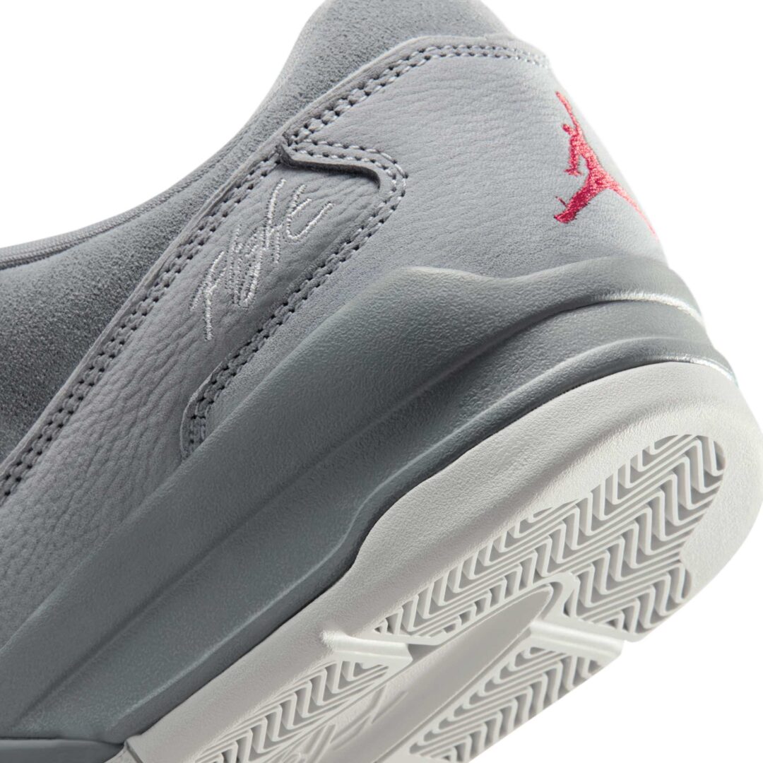 【2025年 発売予定】NIKE JORDAN FLIGHT COURT “Wolf Grey/Cool Grey/University Red” (ナイキ ジョーダン フライト コート “グレー/レッド”) [HF3255-007]