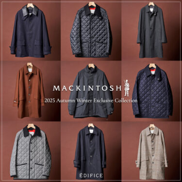 EDIFICE × Mackintosh 別注 2025 FWが2025年 10月中旬 発売 (エディフィス マッキントッシュ)