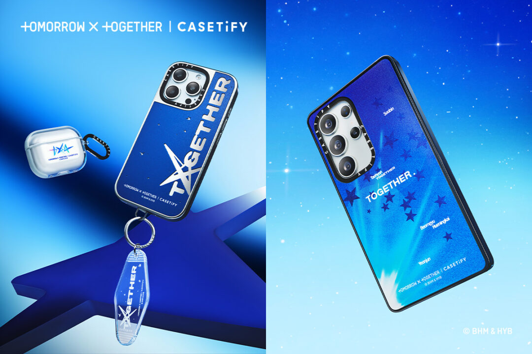 “TOMORROW X TOGETHER / The Name Chapter: TOGETHER” × CASETiFY コラボコレクションが2025年 8/12 発売 (ケースティファイ トゥモロー・バイ・トゥギャザー)