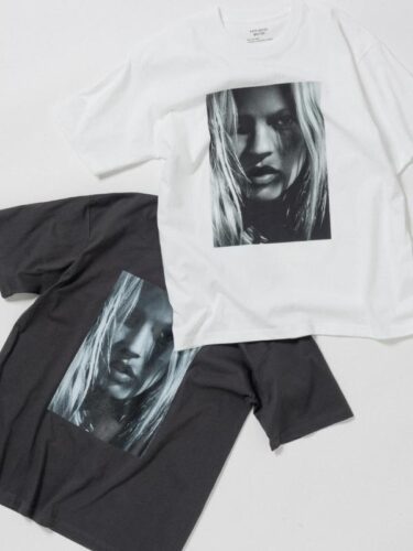 【2025年 8/1 発売】「Kate moss/ケイト・モス」をプリントしたBIOTOP “KateMoss by David Sims” TEE vol.2 2025年 春夏モデル (ビオトープ)