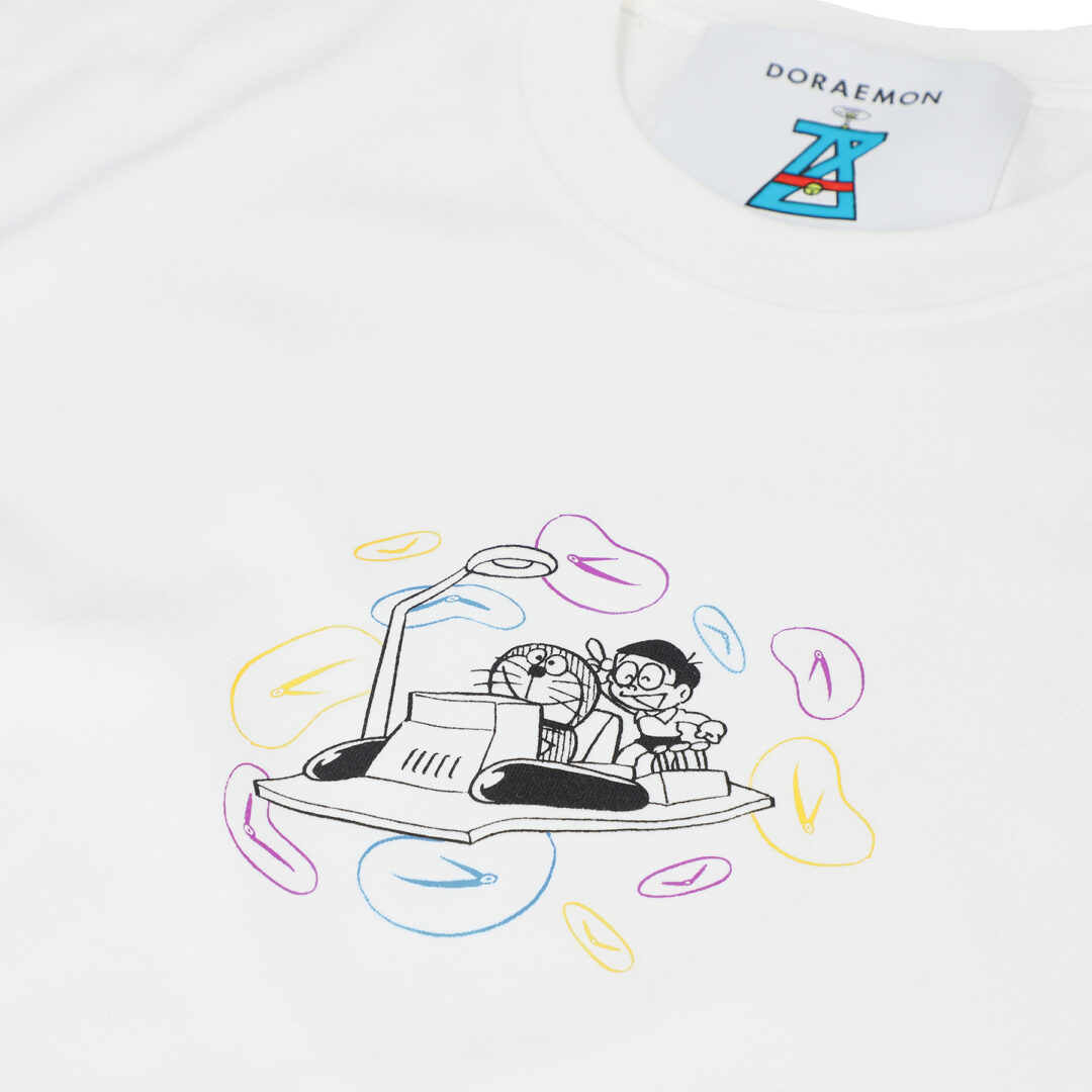 ドラえもん「タイムマシン」デザインのTシャツ コラボ「THE DORAEMON STORE × ANREALAGE」が2025年 9/3 発売 (アンリアレイジ TIME MACHINE T-SHIRT)
