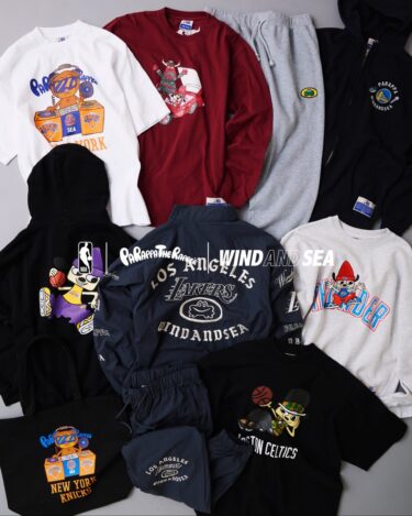 WIND AND SEA × パラッパラッパー × NBA コラボが2025年 8/30 発売 (ウィンダンシー PARAPPA THE RAPPER エヌビーエー)