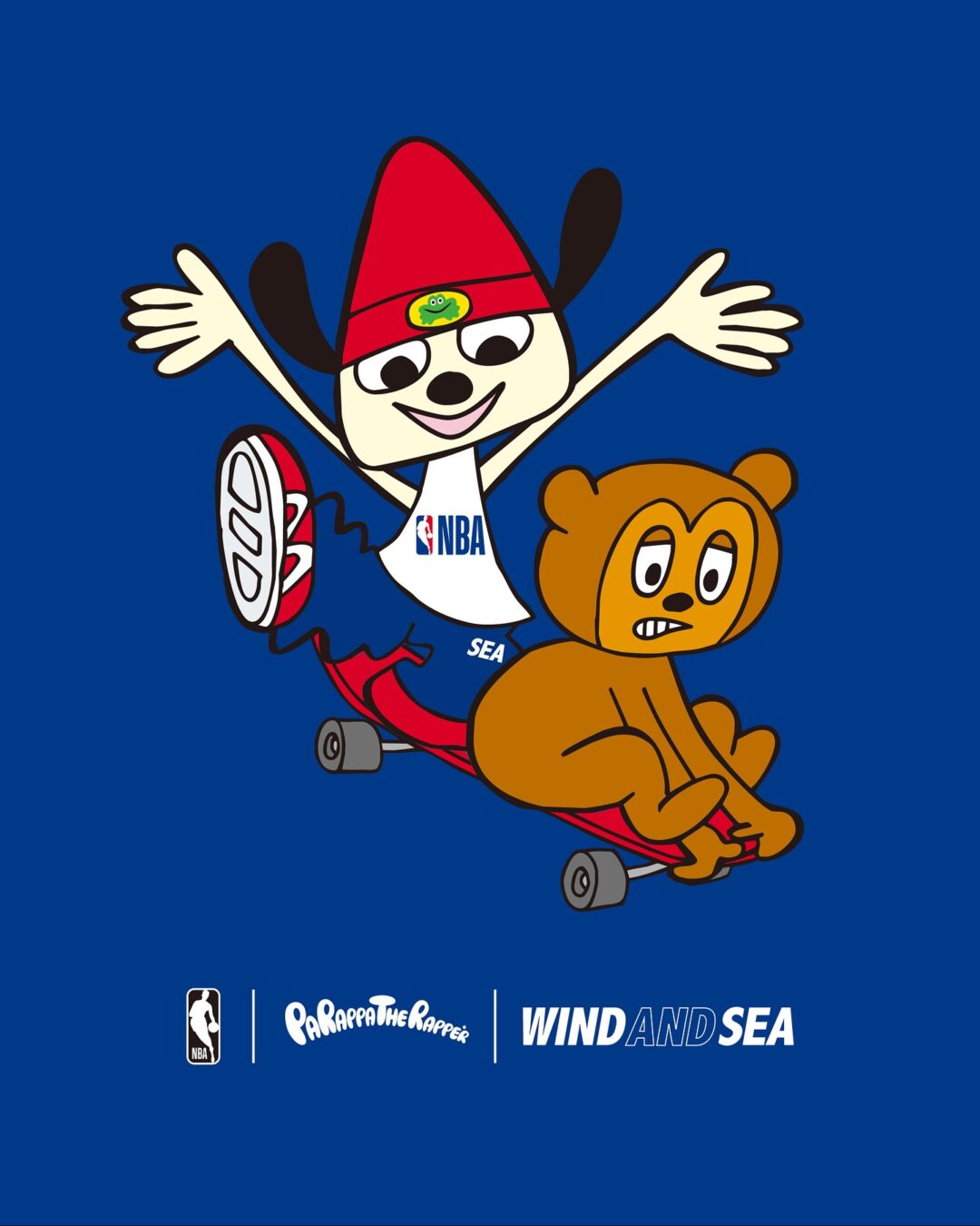 WIND AND SEA × パラッパラッパー × NBA コラボが2025年 8/30 発売 (ウィンダンシー PARAPPA THE RAPPER エヌビーエー)
