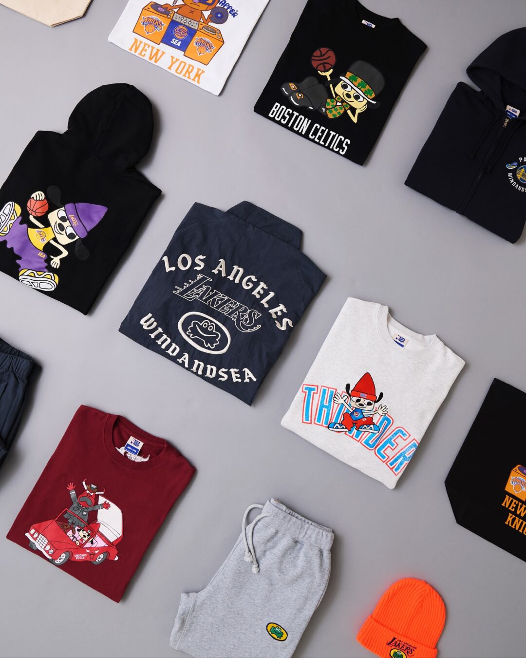WIND AND SEA × パラッパラッパー × NBA コラボが2025年 8/30 発売 (ウィンダンシー PARAPPA THE RAPPER エヌビーエー)