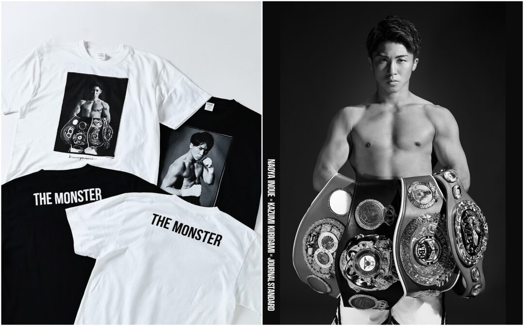井上尚弥 × 操上和美 × JOURNAL STANDARD コラボフォトTeeが2025年 9月中旬 発売 (Naoya Inoue ジャーナルスタンダード)