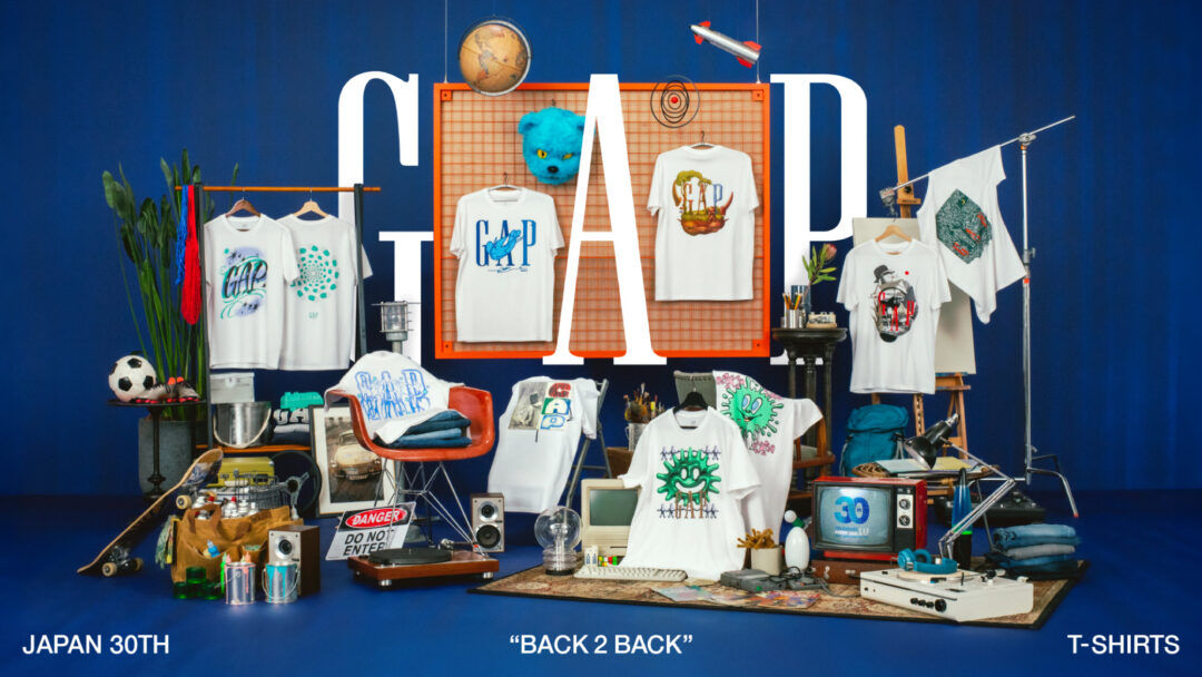 Gap、国内アーティスト10名とコラボレーション！“Gap Japan 30th Anniversary - Back 2 Back T-shirts”が2025年 8/26 発売 (ギャップ)