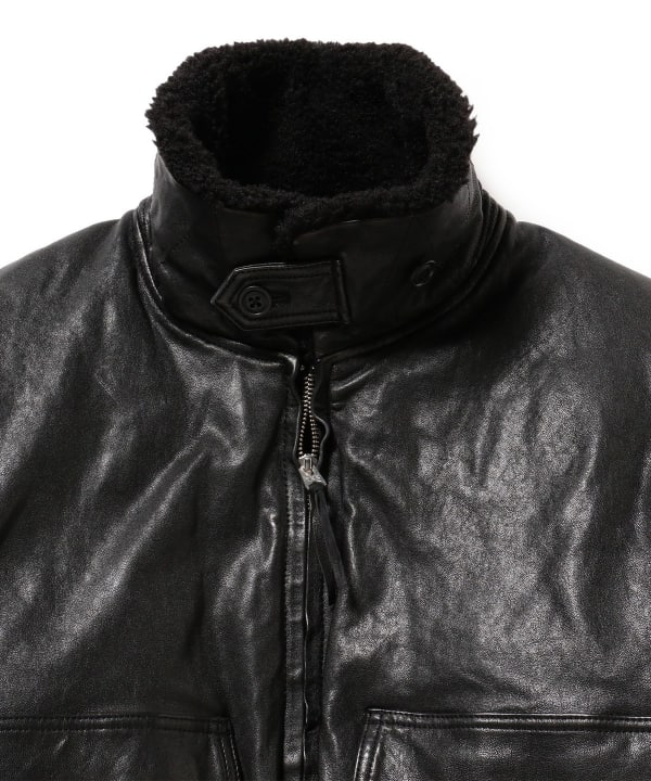 BEAMS 2025 FW “ワイドショートフィット G-1 シープレザー ダウンジャケット”が11月上旬 発売予定 (ビームス)