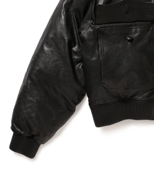 BEAMS 2025 FW “ワイドショートフィット G-1 シープレザー ダウンジャケット”が11月上旬 発売予定 (ビームス)