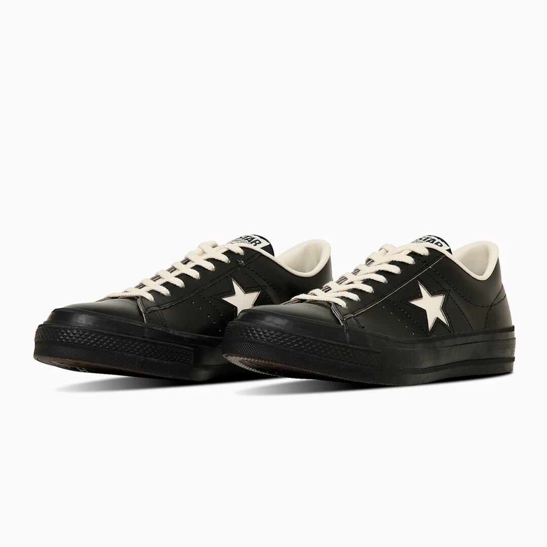 【2025年 8/22 発売】CONVERSE ONE STAR J “Black” (コンバース ワンスター メイドインジャパン “ブラック”) [33702070]