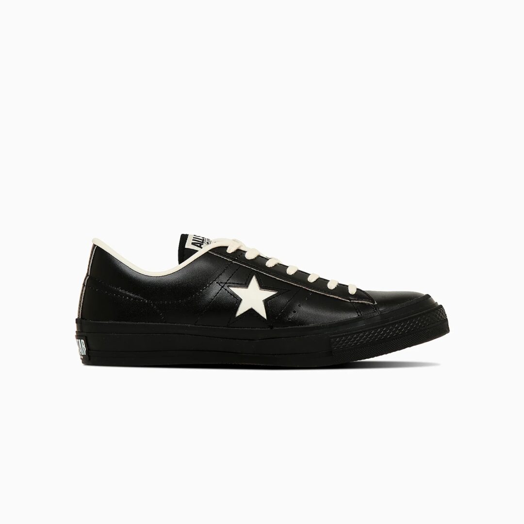 【2025年 8/22 発売】CONVERSE ONE STAR J “Black” (コンバース ワンスター メイドインジャパン “ブラック”) [33702070]