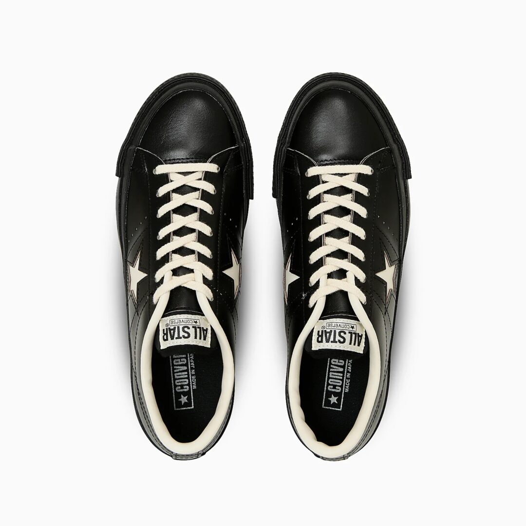 【2025年 8/22 発売】CONVERSE ONE STAR J “Black” (コンバース ワンスター メイドインジャパン “ブラック”) [33702070]