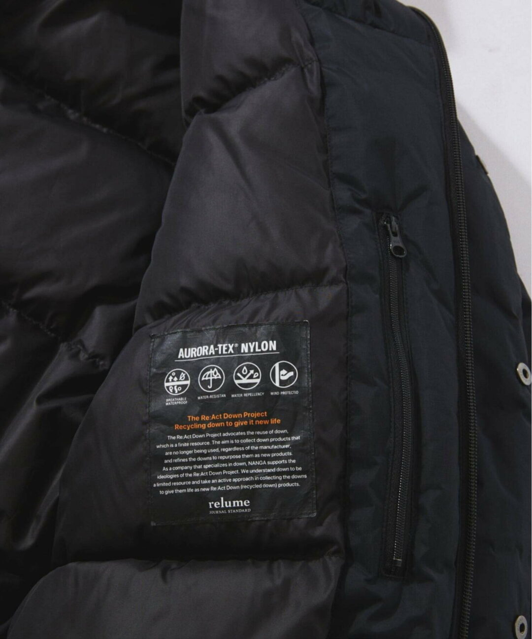 【2025 FW】JOURNAL STANDARD relume × NANGA 別注 “AURORA-TEX ダウンジャケット & リブ ダウンジャケット”が11月下旬 発売 (ジャーナルスタンダード ナンガ)