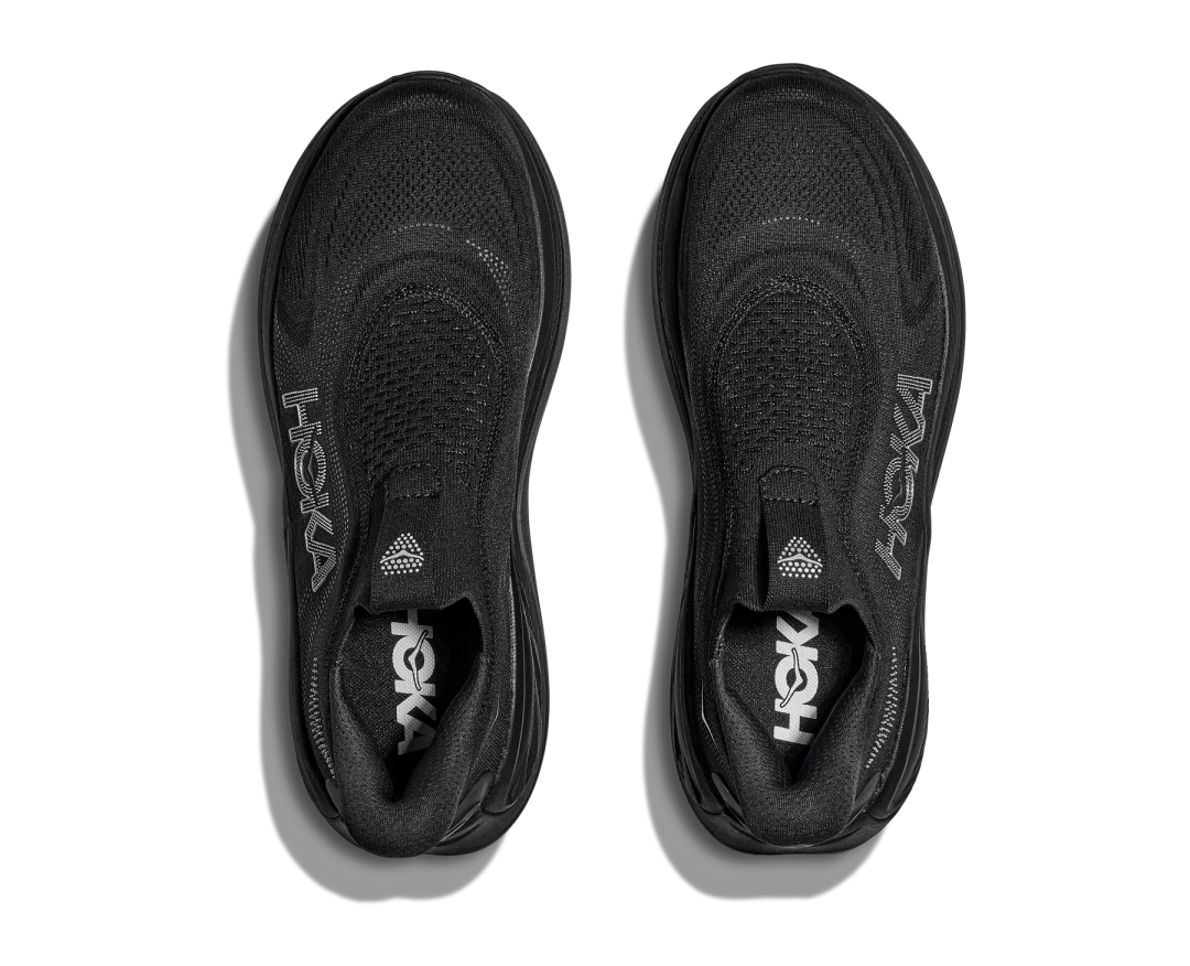 【2025年 9/1 発売】HOKA SKYWARD LACELESS “Black” (ホカ スカイウォード レースレス) [1168876-BBLC]