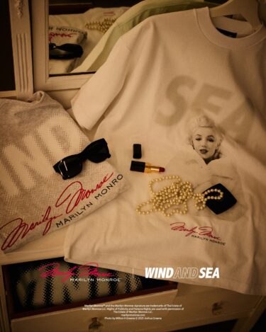 WIND AND SEA × マリリン・モンロー コラボが2025年 8/23 発売 (ウィンダンシー Marilyn Monroe)