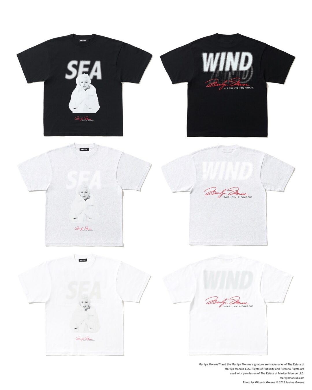 WIND AND SEA × マリリン・モンロー コラボが2025年 8/23 発売 (ウィンダンシー Marilyn Monroe)